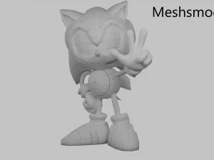 Classic Sonic 3D Model