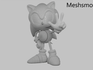 Classic Sonic 3Dモデル