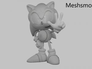 Classic Sonic 3Dモデル