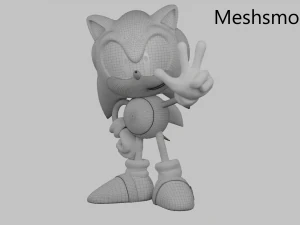 Classic Sonic 3D Model
