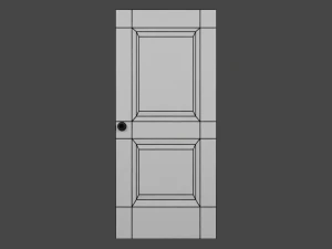 门 3D 模型