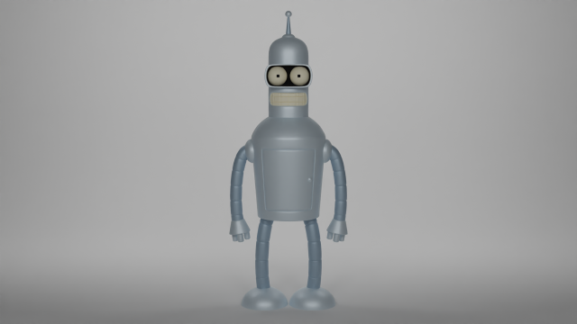 Bender 3D Model .c4d .max .obj .3ds .fbx .stl .blend 