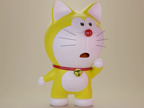 Doraemon Modelo 3D