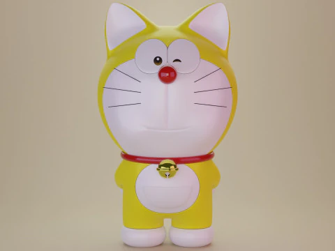 Doraemon Modelo 3D