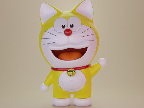 Doraemon Modello 3D