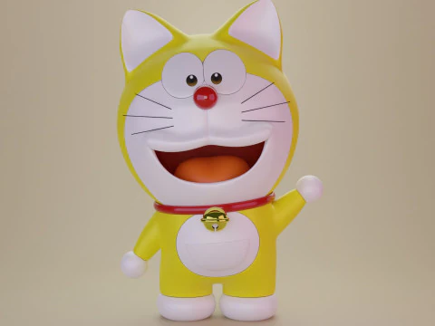 Doraemon Modelo 3D