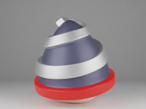 Drill Mushroom Mario 3Dモデル