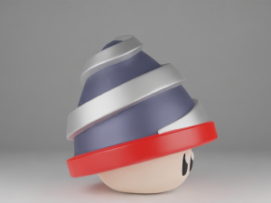 Drill Mushroom Mario 3Dモデル