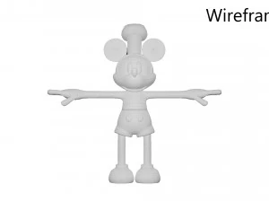 Mickey Mouse 3D Model