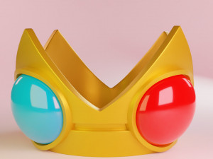 Princess Peachs Crown Mario 3Dモデル