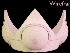 Princess Peachs Crown Mario 3Dモデル