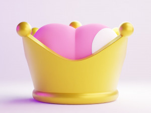 Super Crown Mario 3D 모델