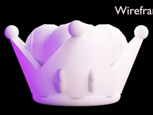 Super Crown Mario 3D 모델
