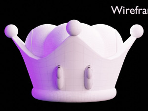 Super Crown Mario 3D 모델