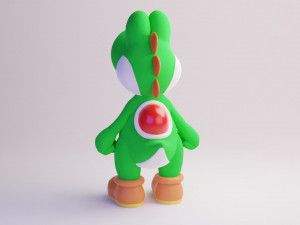 Yoshi Model 3D