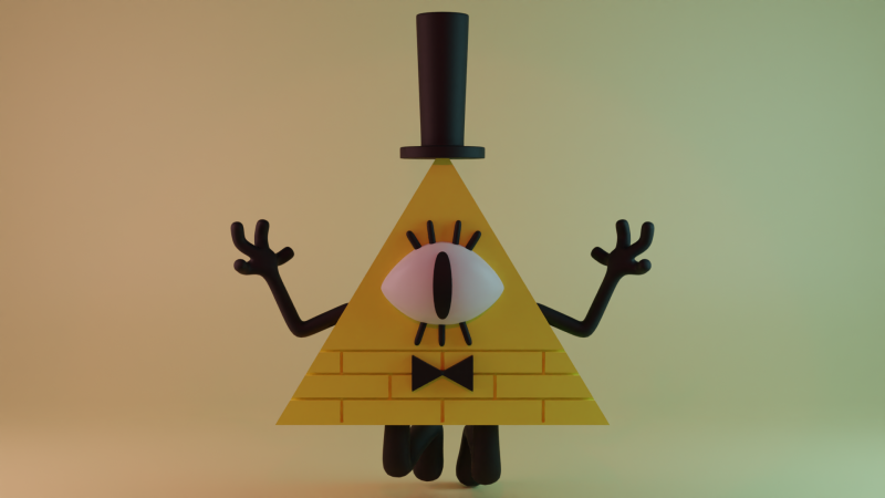 Bill Cipher Modello 3D .c4d .max .obj .3ds .fbx .stl .blend 