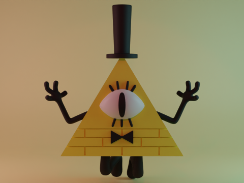 Bill Cipher Modelo 3D