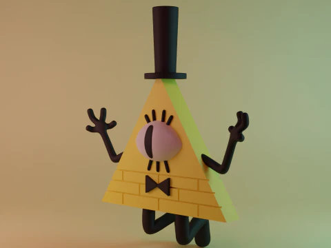 Bill Cipher 3D Model