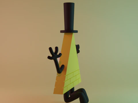 Bill Cipher 3D Model