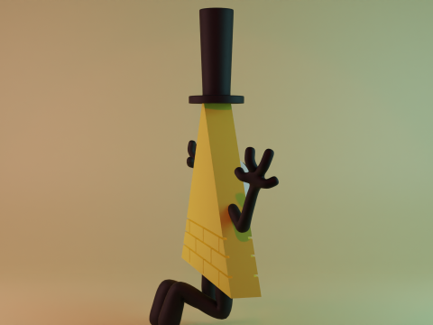 Bill Cipher Modello 3D