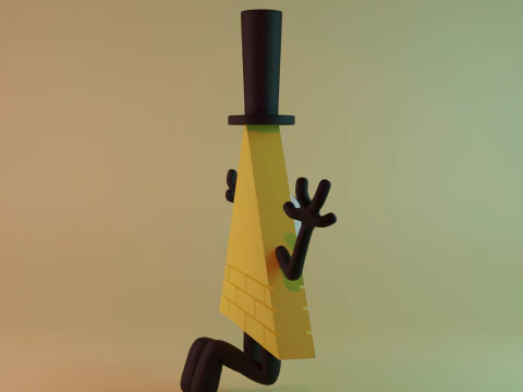 Bill Cipher 3D Model