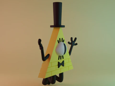 Bill Cipher 3D Model