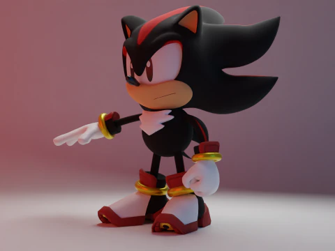 Shadow the hedgehog 3D Model
