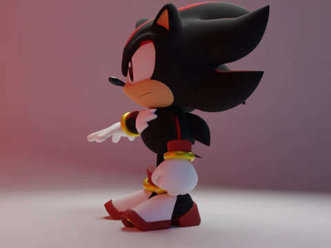 Shadow the hedgehog 3D Model