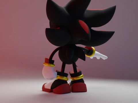 Shadow the hedgehog 3D Model