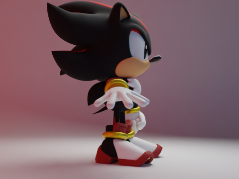 Shadow the hedgehog 3D 모델