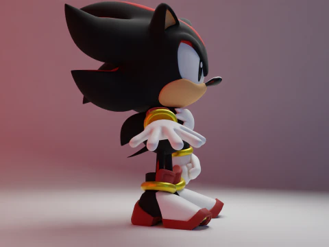 Shadow the hedgehog 3D Model