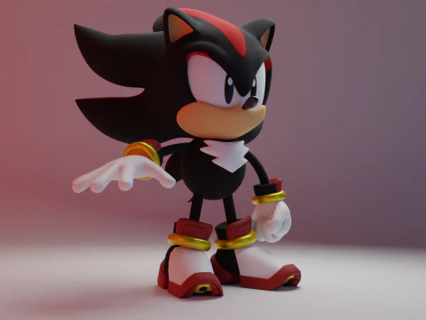 Shadow the hedgehog 3D Model