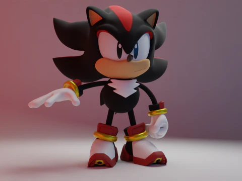 Shadow the hedgehog 3D Model