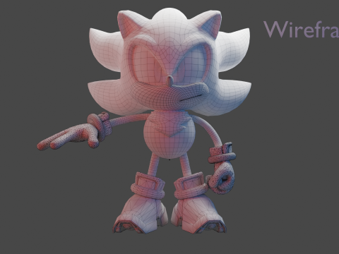 Shadow the hedgehog 3D 모델