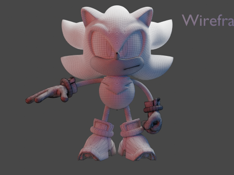 Shadow the hedgehog 3D 모델