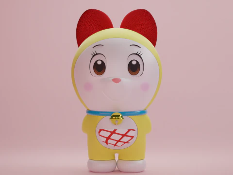 Doraemon e Dorami Modelo 3D