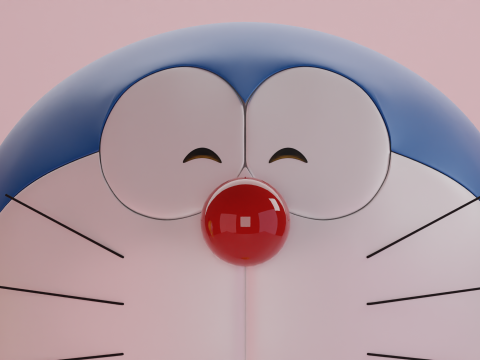 Doraemon and Dorami 3D 模型