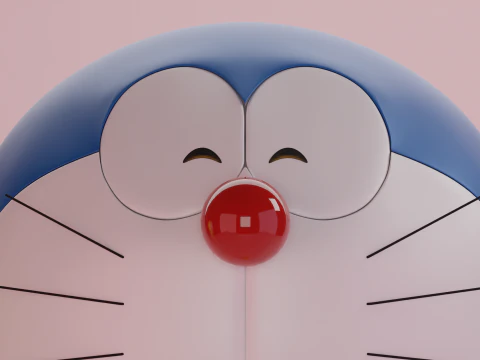 Doraemon e Dorami Modelo 3D