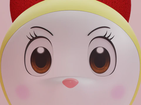 Doraemon e Dorami Modelo 3D