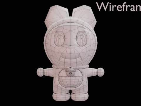 Doraemon e Dorami Modelo 3D