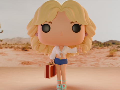 Sabrina Carpenter 3D Model