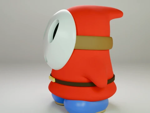 Shy Guy 3D Model