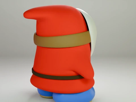 Shy Guy 3D Model