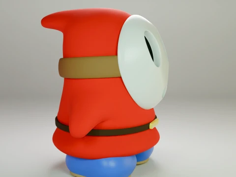 Shy Guy 3D Model