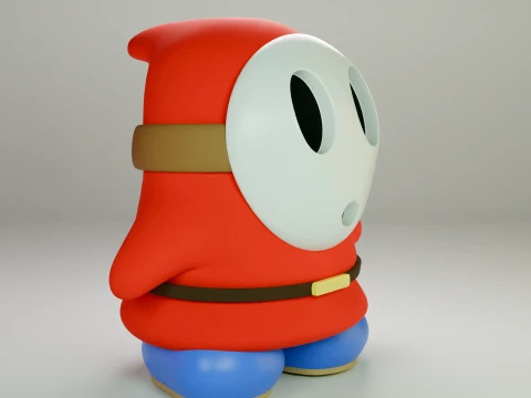 Shy Guy 3D Model