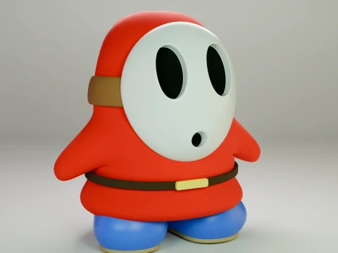 Shy Guy 3D Model