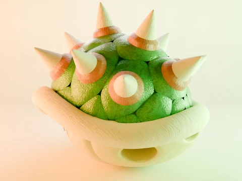 Bowser Shell 3D Model