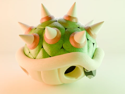 Bowser Shell 3D Model