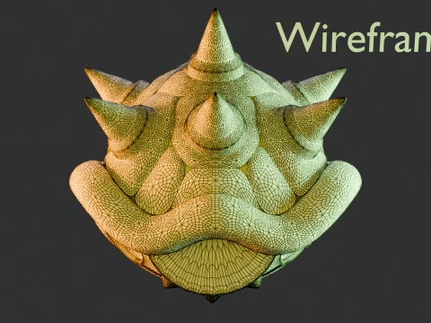 Bowser Shell 3D Model