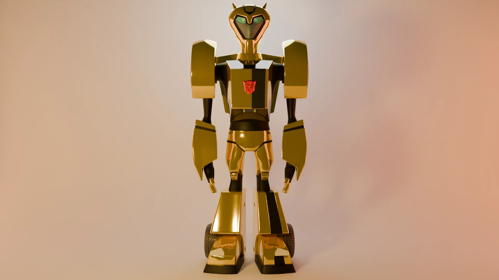 Bumblebee Animated 3D Model .c4d .max .obj .3ds .fbx .stl .blend 